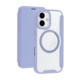 imoshion Transparante Bookcase met MagSafe voor de Apple iPhone 16 - Lila
