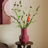 NOUS Living vase Helena 33,5x22 cm - dark red