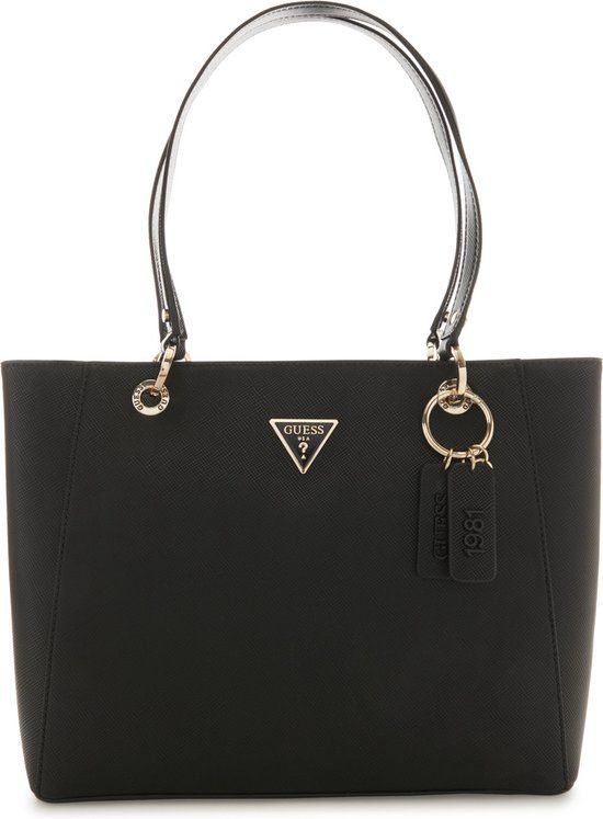 Guess Noelle Medium Schoudertas Zwart | Dames