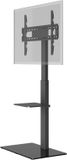 Goobay 58526 TV-vloerstandaard voor schermen van 37-70 inch, 40 kg, zwart