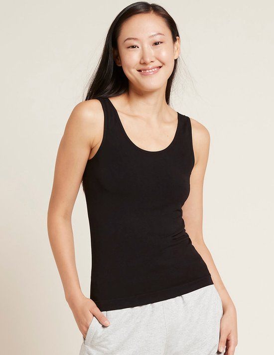 Boody Tank Top - Vrouwen - Maat L - Zwart