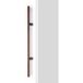 Viefe Poignée KUMO WOOD BIG en bois et aluminium, noyer + titane noir - 640 mm - Unilatéral (1 pièce)