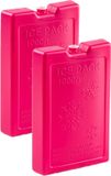 Plasticforte Koelelementen van 1000 gram - 2x stuks - roze