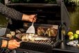 Churrasco Plancha Spatule, Forgé, Acier Inoxydable, Manche en Bois d'Olivier, S