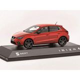 Seat 6H1099300HAQ Ibiza FR modelauto 1:43 originele miniatuur, rood
