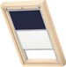 VELUX Origineel Verduisterend Rolgordijn Plus Plissé (DFD), Zilveren Kozijn, S06, 606, 4, Donkerblauw