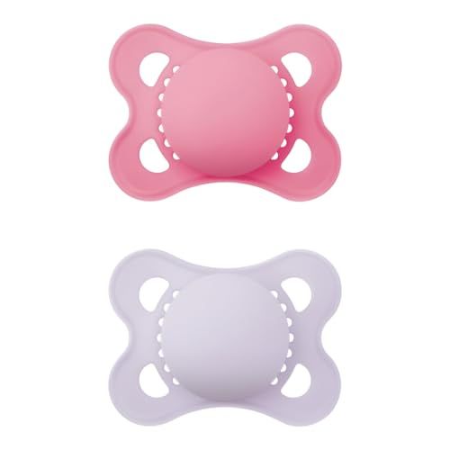 MAM Originele fopspeen set van 2 - 2-6 maanden - Roze