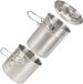 OEM HORCONDORM S.R.L. Opvouwbare Kookbeker van Roestvrij Staal, Campingmok, Roestvrij Staal, 2 Stuks, 980 ml