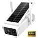 Fuegobird Q1 Caméras de sécurité solaires - 4MP - Bande unique (2,4 GHz) - Caméra IP - Panneau solaire intégré - Étanche IP66 - Blanc
