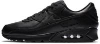 Nike Air Max 90 Leather - Men Sneakers - Black/Black-Black - Size 43