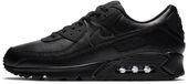 Nike Air Max 90 Leather - Men Sneakers - Black/Black-Black - Size 43