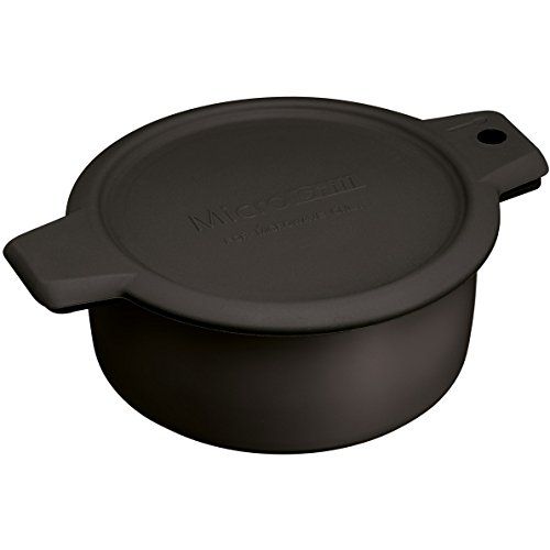 KitchenCraft Multifunctionele Magnetron Grillpan - 1 Liter - Zwart