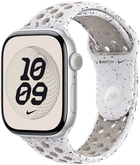 Apple Nike Sport Band voor de Apple Watch | 38/40/41/42 mm - Maat M/L - Veiled Grey