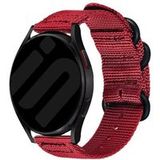 Strap-it Gard Pro Health Smartwatch 2+ Bracelet en nylon à boucle (rouge)