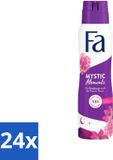 Fa 24 x Spray déodorant Mystic Moments Passiebloem Geur 48 heures Protection 150 ml