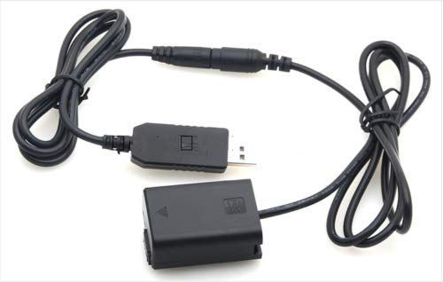 FOTGA NP-FW50 DC koppeling voeding dummy batterij met USB-kabel voor Sony NEX3 NEX5 NEX7 DSC-RX10 A7 A7S A7R A7II A7SII A7RII A3000 A6300 A6500