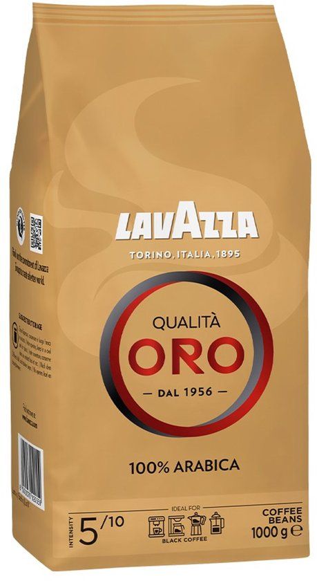 Lavazza Qualità Oro Koffiebonen - 100% Arabica - Intensiteit 5/10 - 1 kg