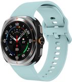 By Qubix Qubix - Compatible Samsung bandje - Solid color siliconen band - Pastel groen - Geschikt voor Samsung Galaxy Watch Ultra / Ultra 2 - 47mm