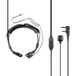 Midland MA 39-L On Ear headset Radiografisch Zwart Ruisonderdrukking (microfoon) Microfoon uitschakelbaar (mute), Headset