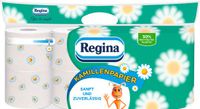 Regina toiletpapier, 3-laags, 150 vellen per rol, 56 rollen, met kamille, zwart
