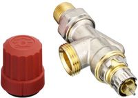 Danfoss Ventielhuis RA-N 15 G 3/4 AG, UK (Axiaal), Mat vernikkeld, 013G4203