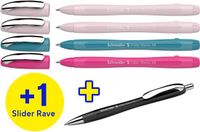 Schneider Schrijfwaren Schneider balpen - Slider Memo - doosje 4 + 1 gratis Slider Rave - S-150255
