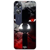 Oppo A17 hoesje itachi uchiwa naruto anime art Maniacase