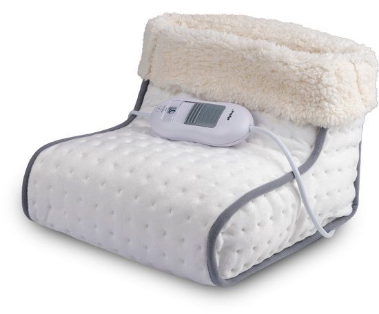 alpina Elektrische Voetenwarmer - Wit - 3 Warmtestanden - Afstandsbediening