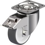Blickle 754892 LKX-POTH 100XR-1-FI Swivel castor with brake Wheel diameter: 100 mm Load capacity (max.): 300 kg 1 pc(s)