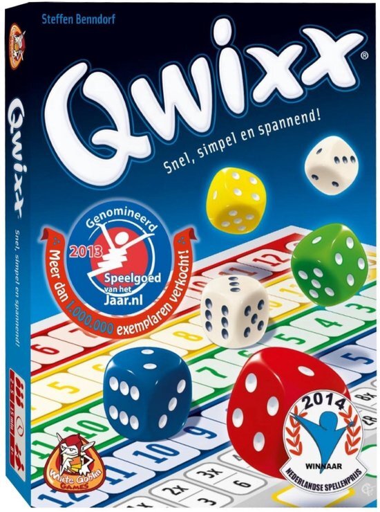 White Goblin Games Qwixx - Dobbelspel - Basisspel | 8+