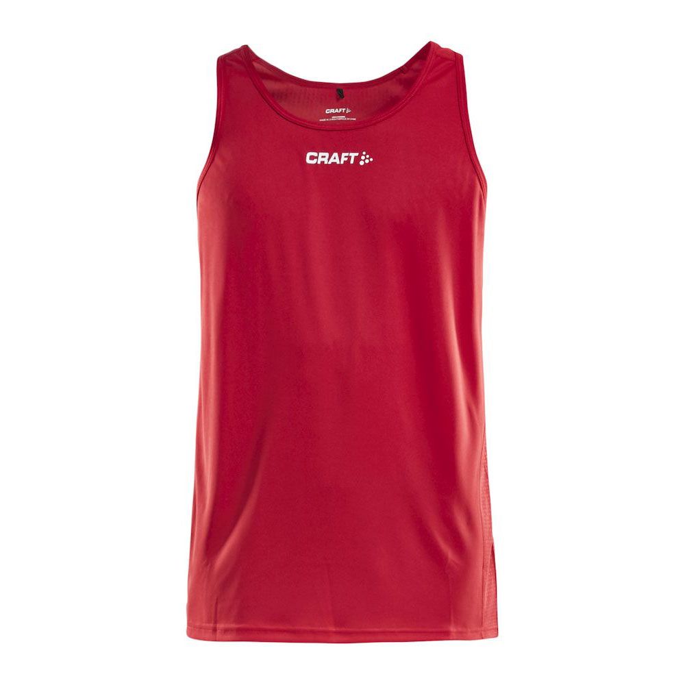 Craft Rush Singlet - Rood - Heren