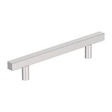 Amerock BP3717226 Dagelijkse moderne kabinetrekker, 5-1/16 inch (128 mm) centrum-tot-midden, gepolijst chroom