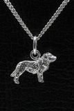 MOOYE ® - Collectie Zilveren Kuvasz ketting hanger - klein
