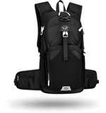 CarryQuest® Sac à dos de camping extérieur - Imperméable et respirant - Grande capacité 20-35L - Noir