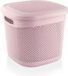 7H SEVENON BASKET cuadrada RESIN C / ASAS C / ROSA deksel 15L