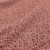 Essix - Songe - Effen katoenen kussenhoes 40 x 60 Roze