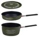 Set de casseroles de camping pour cuisine et cuisson en extérieur