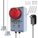 Détecteur de fuite d'eau - alarme 120 dB - voyant lumineux - câble 10 m - 220 V