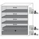 Asecos Armoire ignifuge 90 minutes s-classic90 porte-porte - bac de rétention