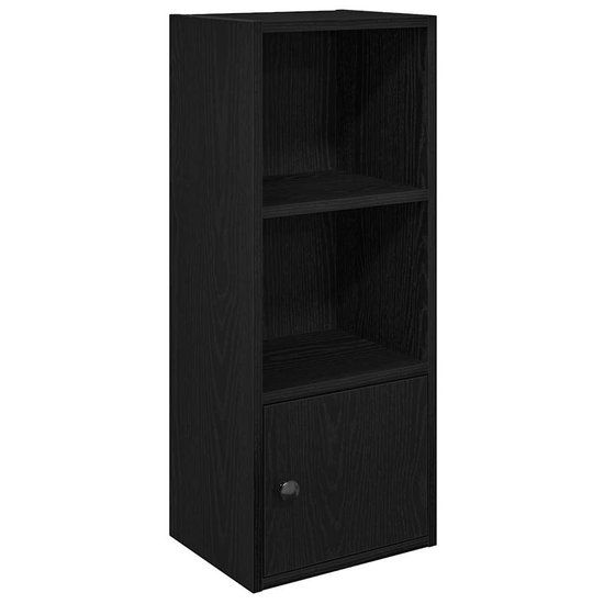 VidaXL Boekenkast Zwart, Eiken Hout 31x24x77 cm