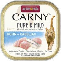 animonda Carny natvoer kat volwassen Pure and Mild Kip en kabeljauw 32x100 g