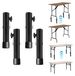Set de 4 pieds de meuble réglables pour tables