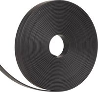 2DOBOARD Magneetband voor op Whiteboard - 5m lang - 1 cm breed - Zwart