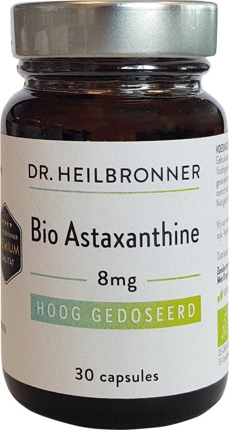 Dr Heilbronner Astaxanthine 8 mg hoge dosis 30 capsules