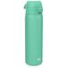 ION8 Lichtgewicht Stalen Kinderwaterfles, 400 ml/13 oz, Zonder Isolatie, Lekvrij, Makkelijk te Openen, Veilige Vergrendeling, Vaatwasserbestendig, Flipdop, Draaggreep, Duurzaam, Blauwgroen