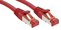 LINDY 47741 Netwerkkabel, patchkabel CAT 6 S/FTP 30.00 m Rood