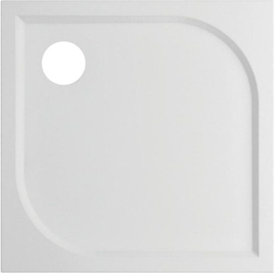 Go by Van Marcke Argon Douchebak 90x90x3cm - Vierkant - Wit - Polybeton