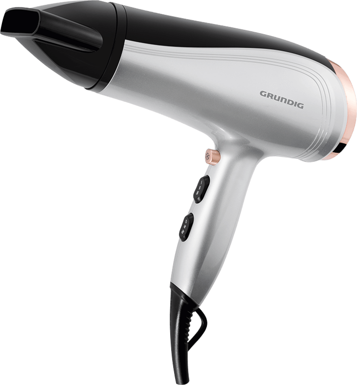 Grundig HD 4880 - Haardroger - 2500 Watt - Zwart/Zilver/Roségoud