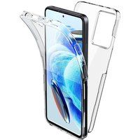 XEPTIO 360-graden hoesje met volledige bescherming voor Xiaomi Redmi Note 14 4G, PC-achterkant en transparante TPU-voorkant