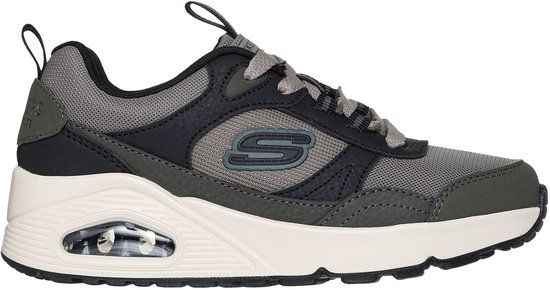 Skechers Kindertrainers Uno Retro-Groove Bruine Sneakers